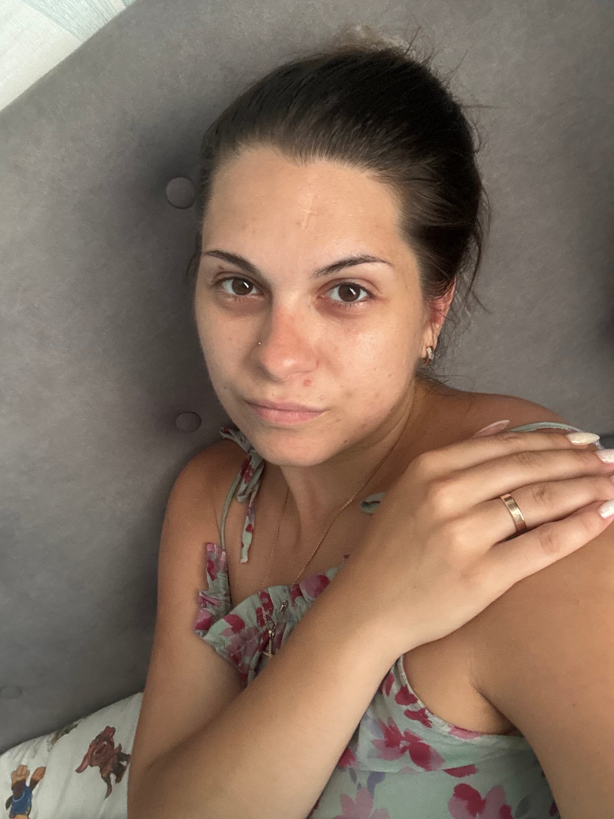 Lazy afternoon indoors in Novosibirsk: a rest and a dog