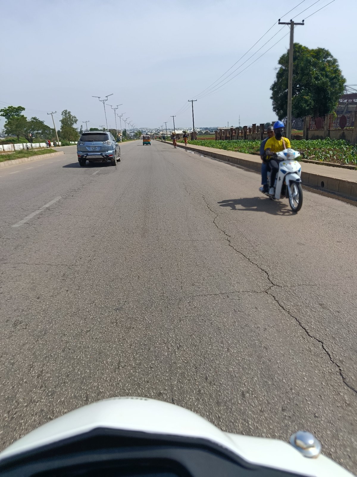 Street-level ride through New Stadium, Nigeria, morning 2026