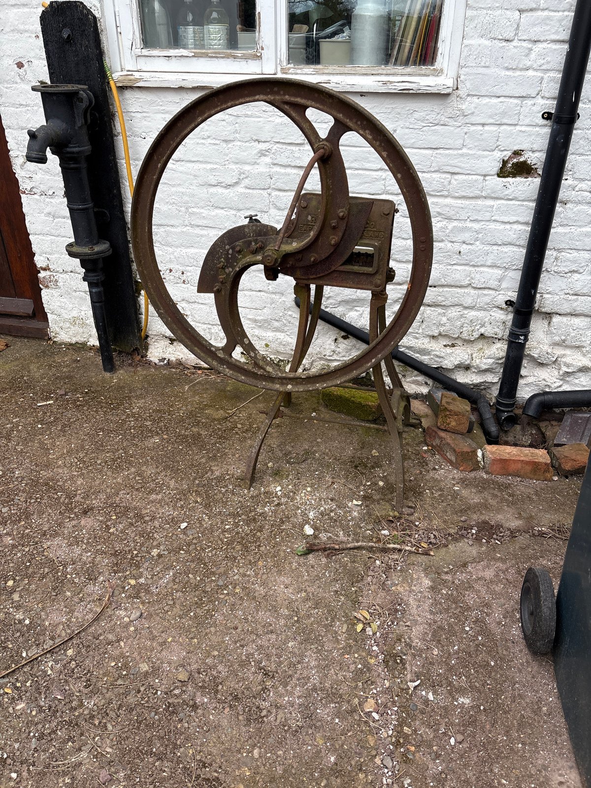 Rural equipment and infrastructure documented in Longden village