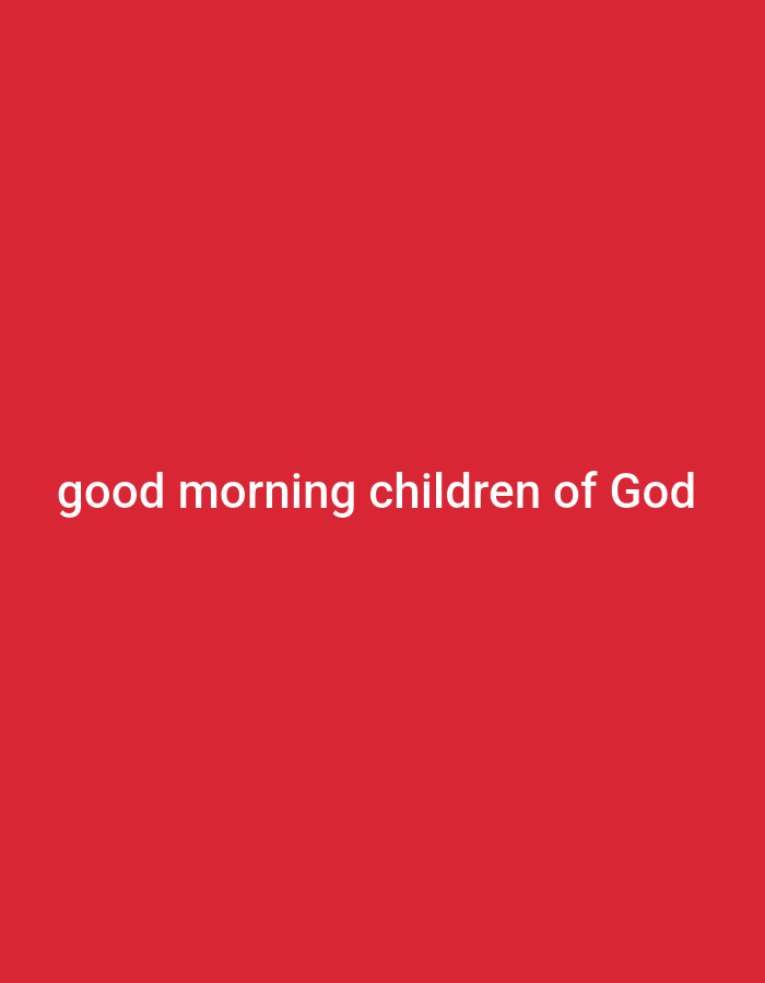 Morning religious messages shared in Jos, Nigeria