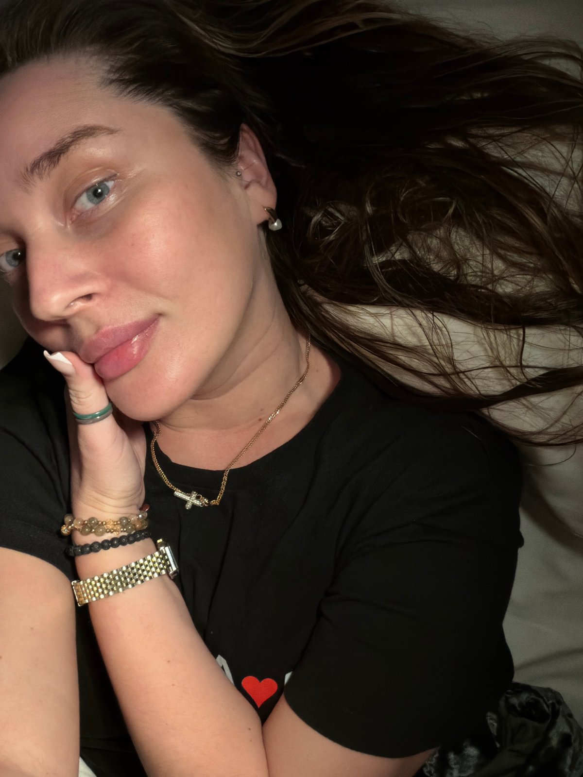 Private intimate photos captured in Moscow bedroom setting