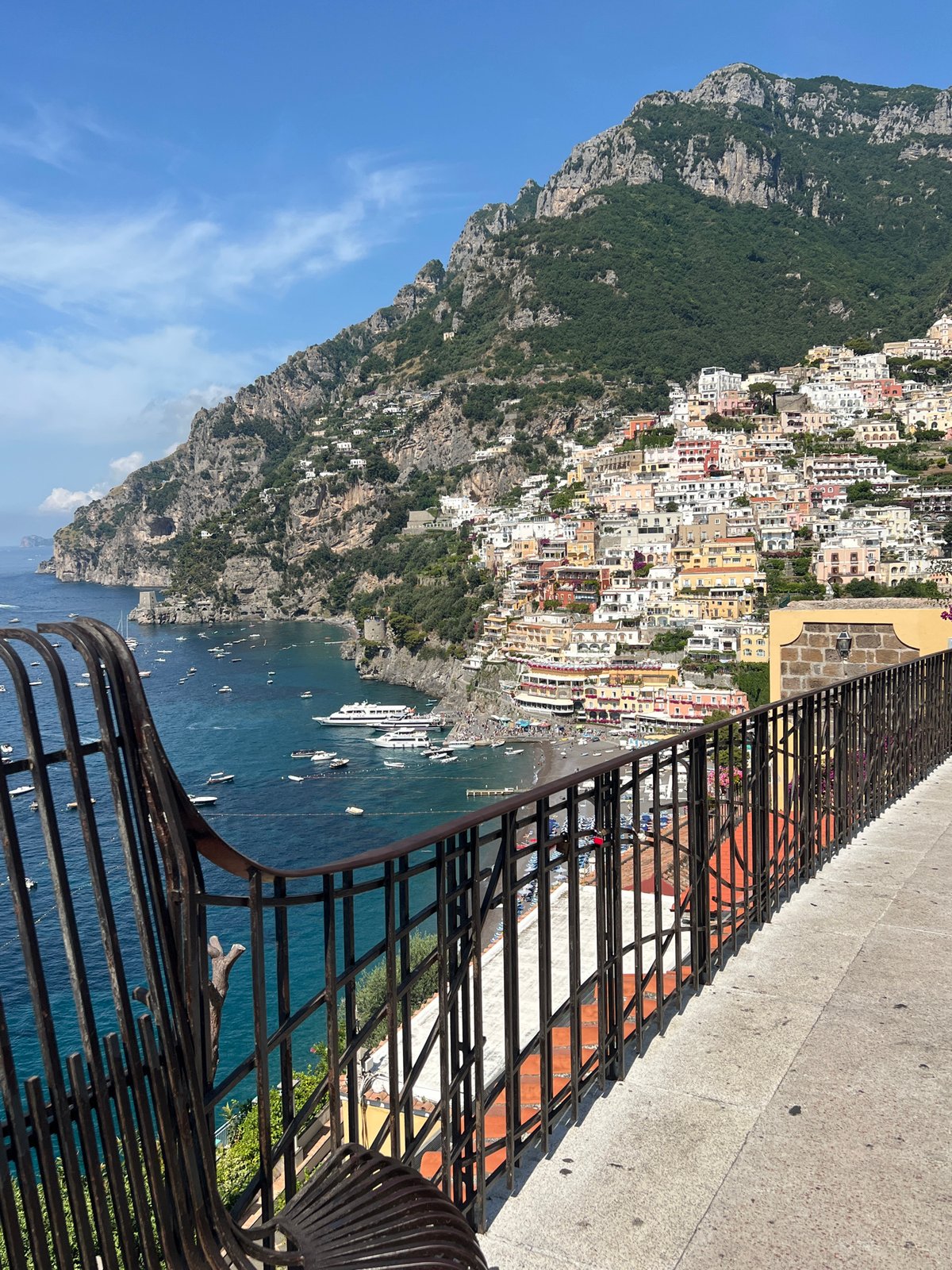 Morning scenes captured along Italy's Amalfi Coast tourist areas