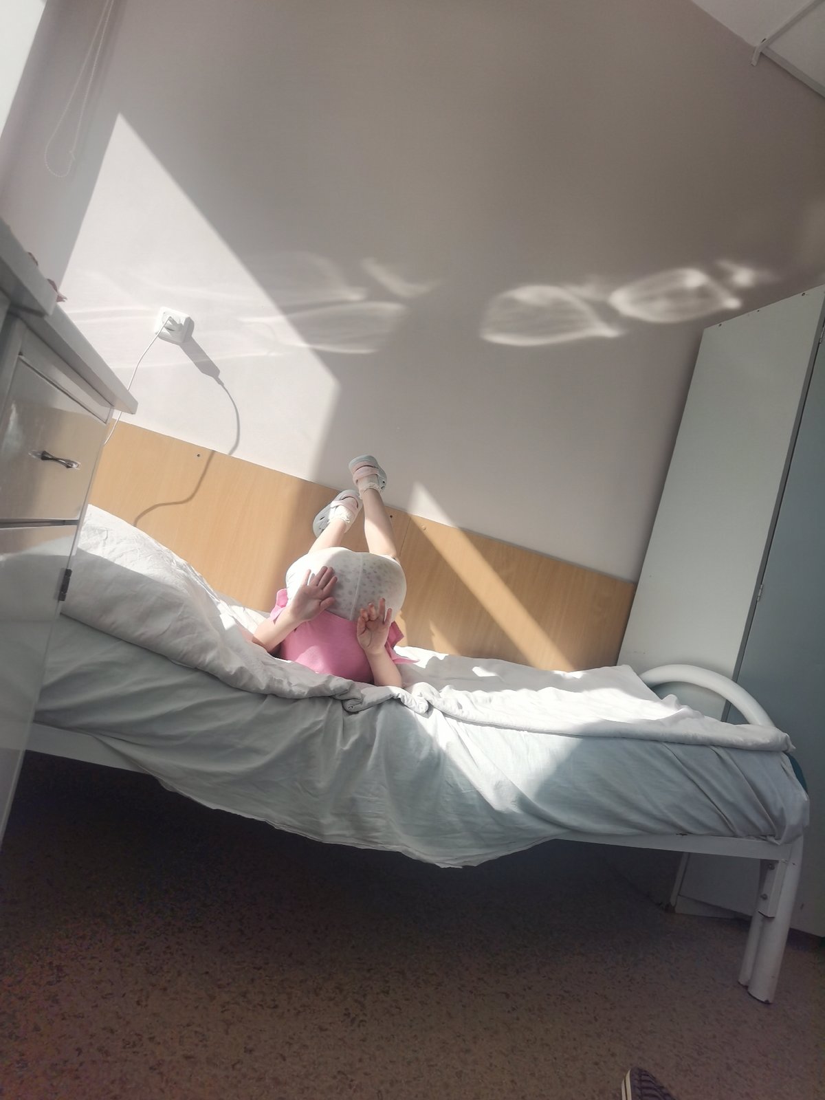 Child patient documented in hospital room in Perm, Russia