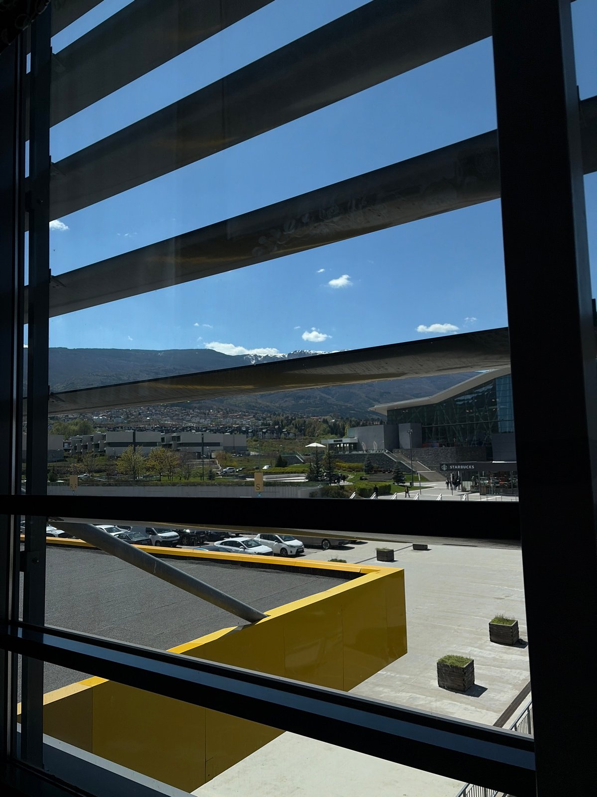 Clear day panoramic view captured from Sofia building