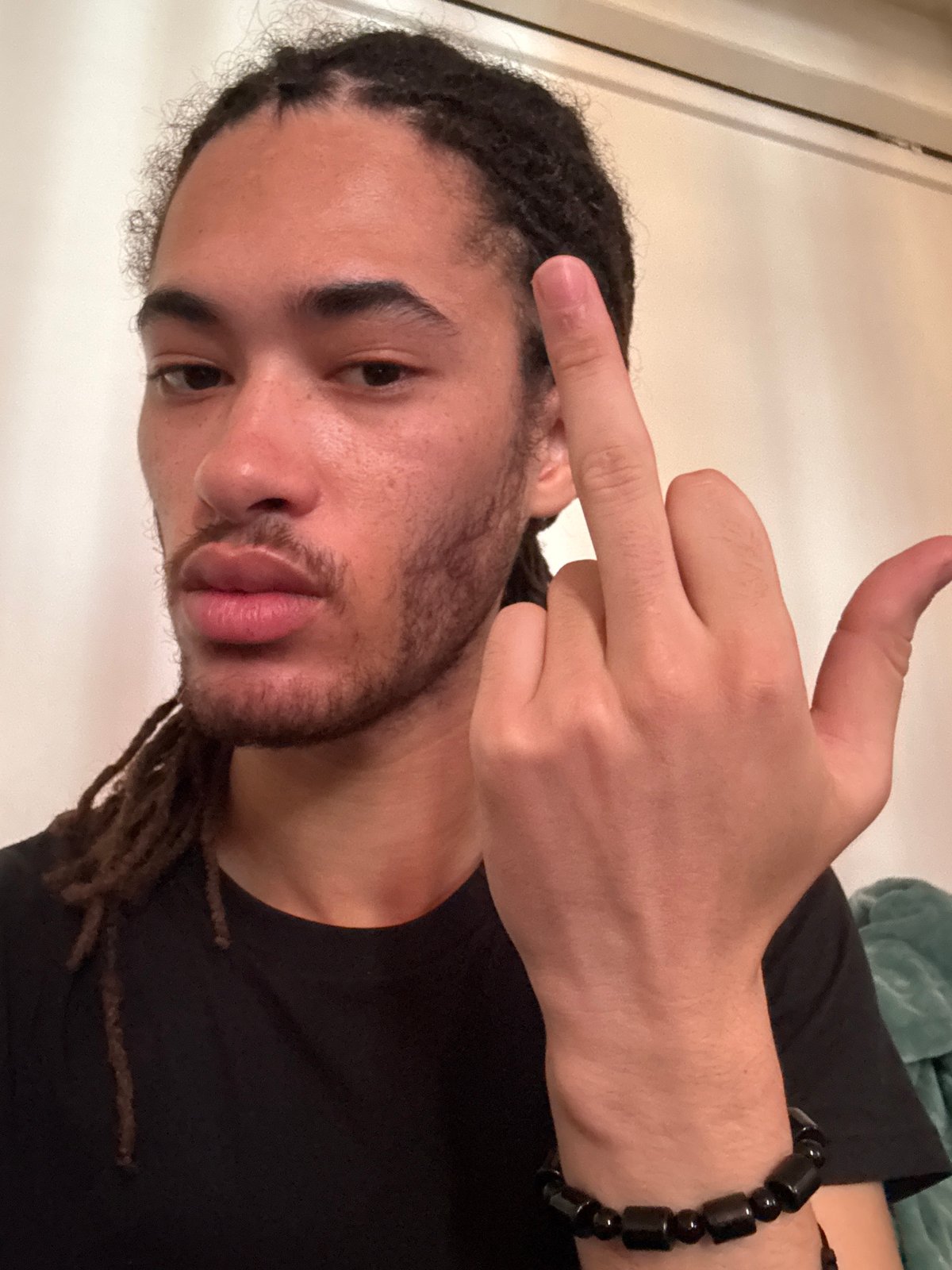 Middle finger gesture captured from multiple angles in Paris