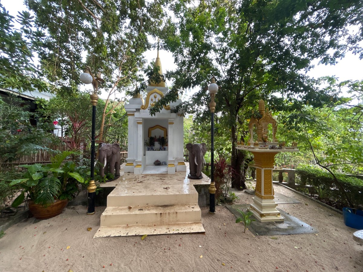 Tourist documents resort walkthrough on Koh Phangan island Thailand