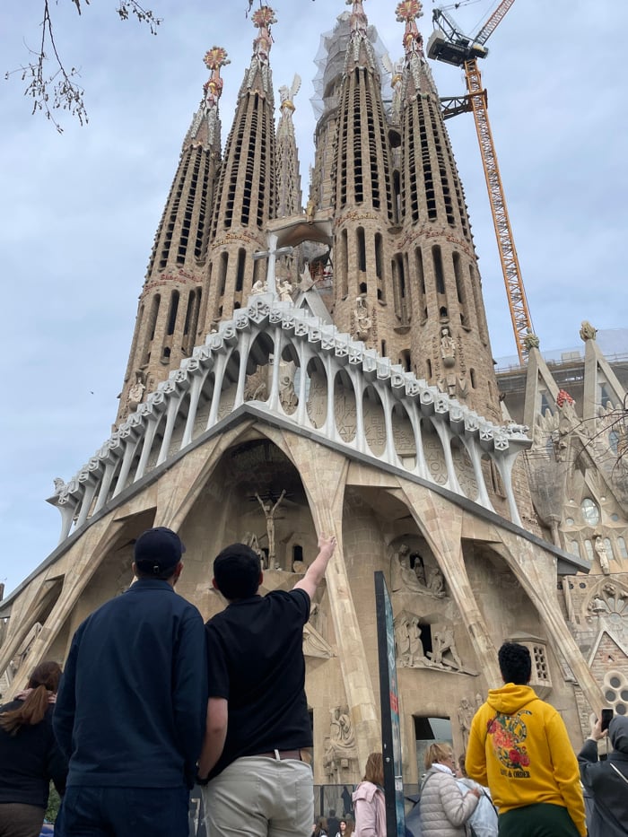 Barcelona street scenes and metro life documented Wednesday afternoon