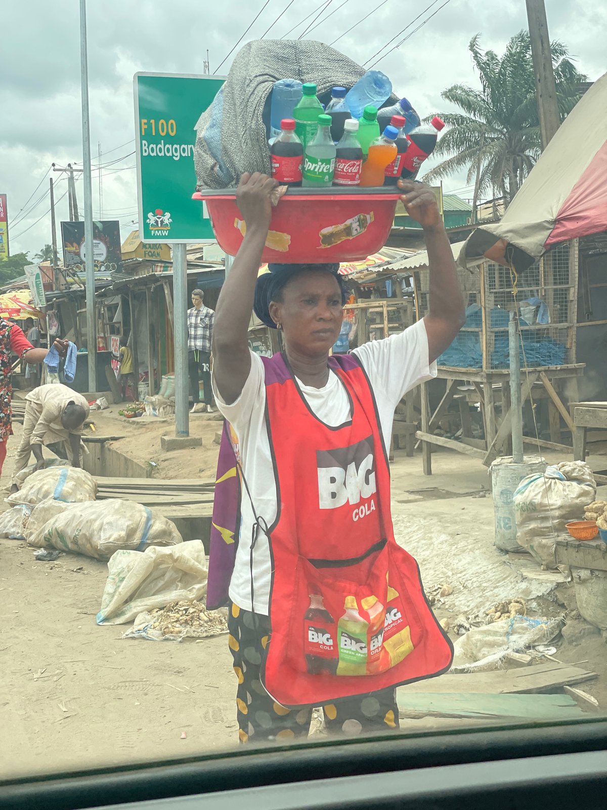 Daily street life captured in Agbara, Nigeria marketplace