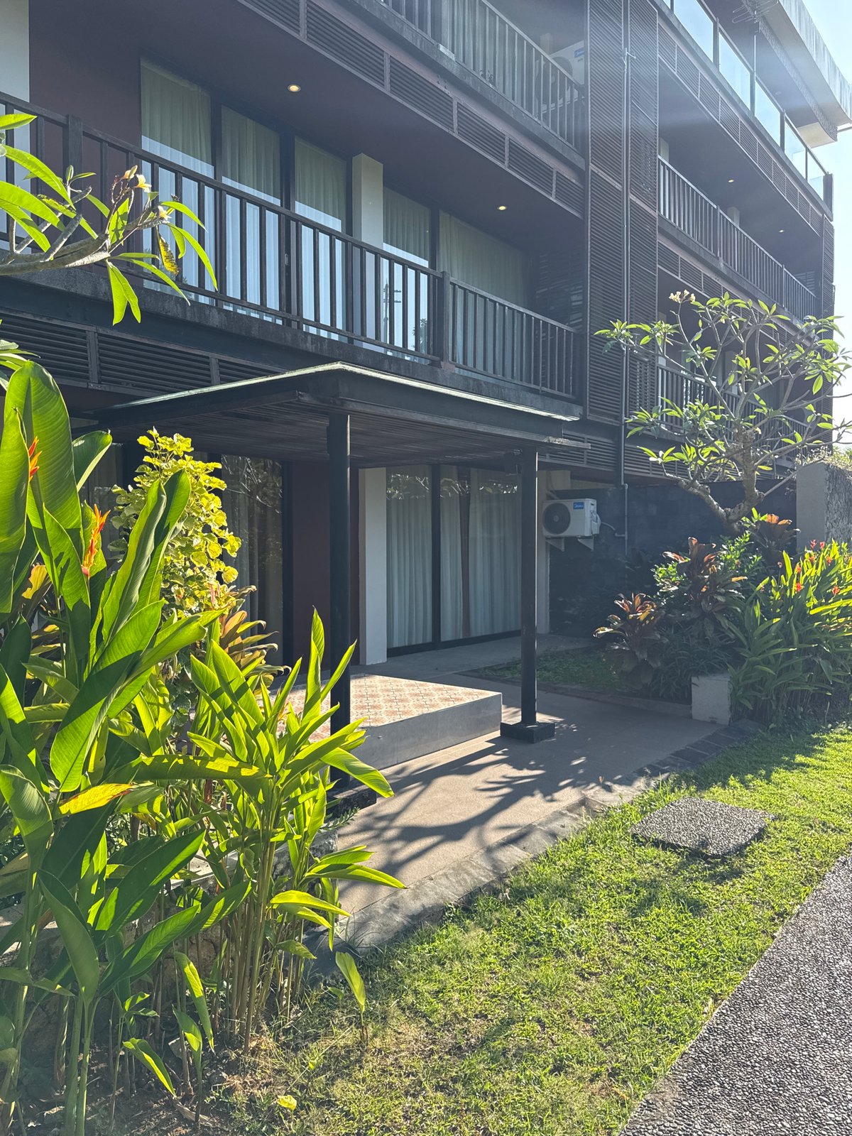 Morning scenes captured at Bali resort during maintenance period