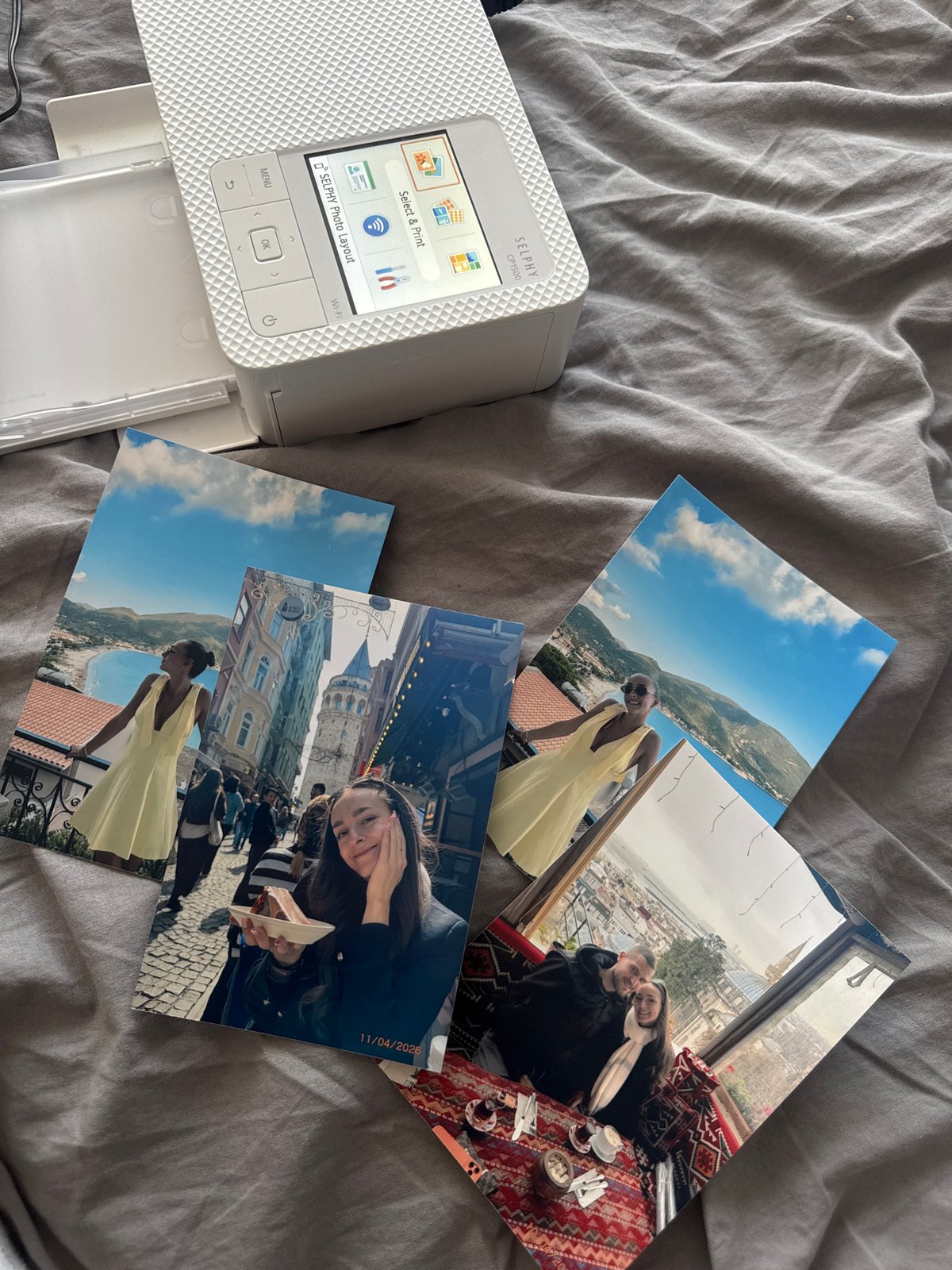 Photo printer spotted with fresh prints in Sofia