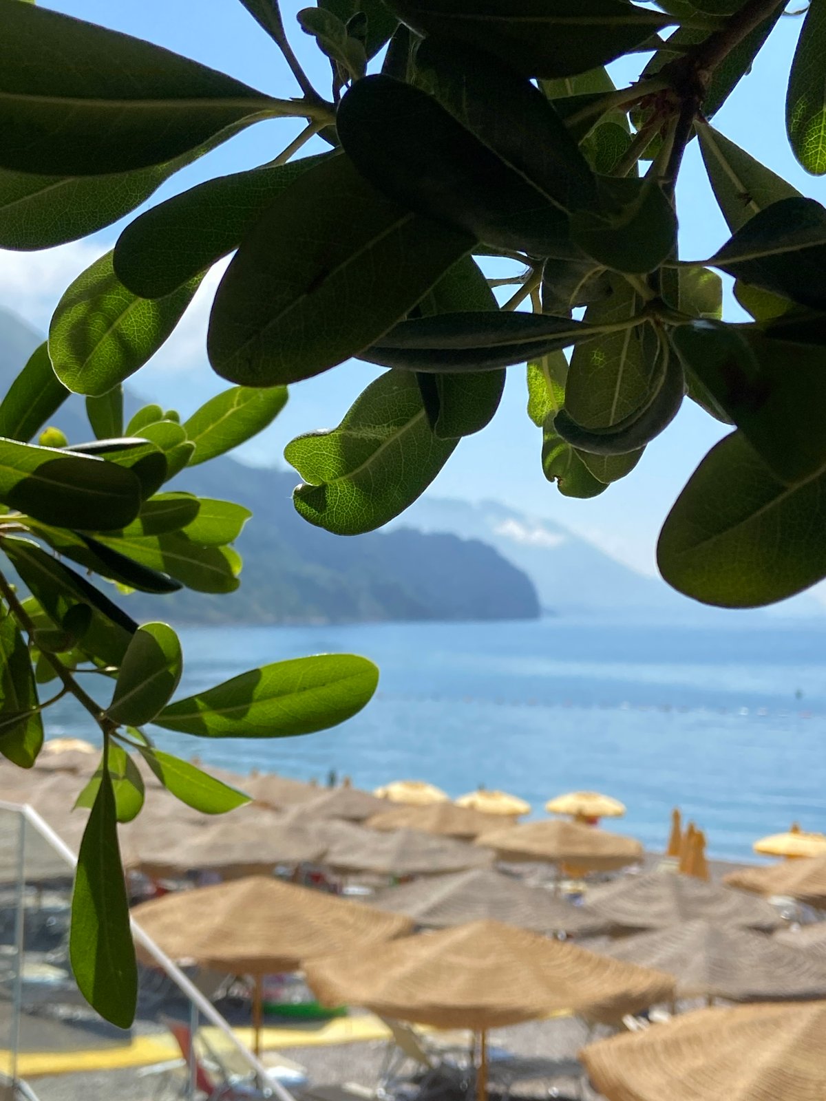 Morning beach documentation captured in Prijevor, Montenegro coastal area