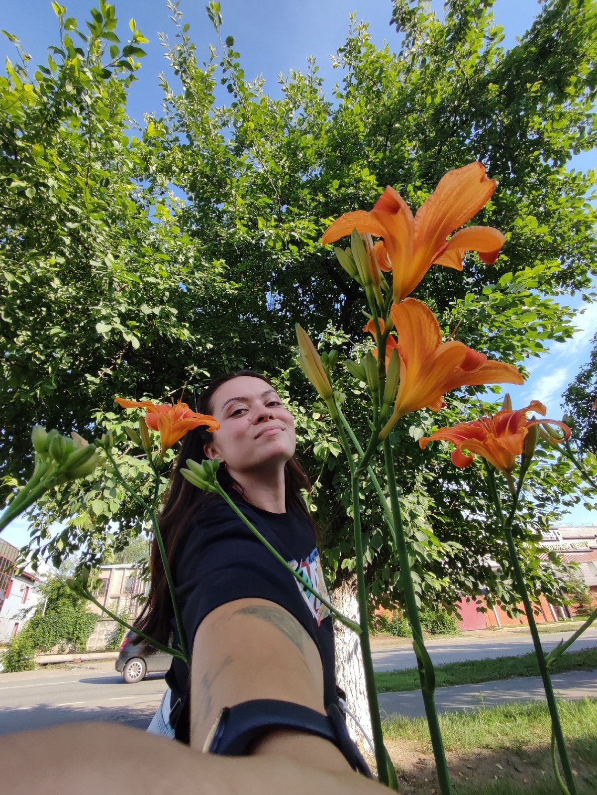 Selfie session across several spots in Chaikovsky, Russia