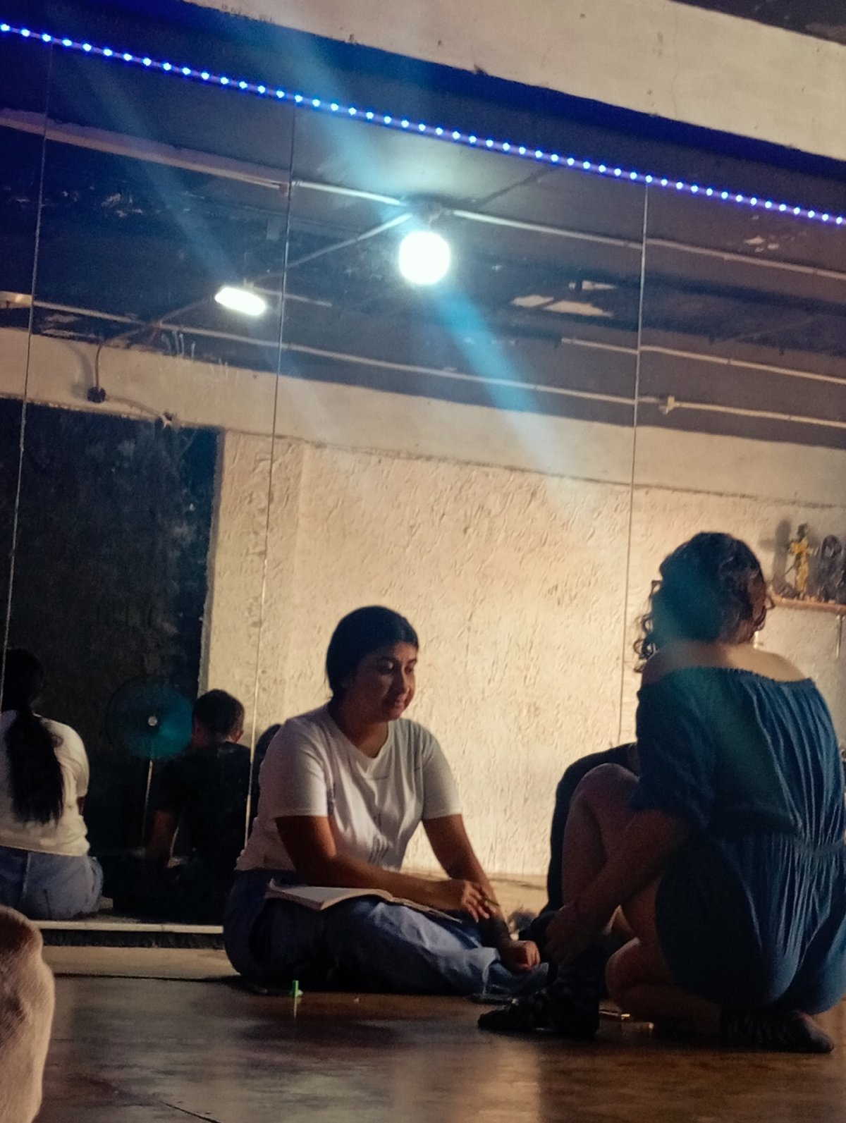 Dance studio gathering in Juan Griego, Venezuela