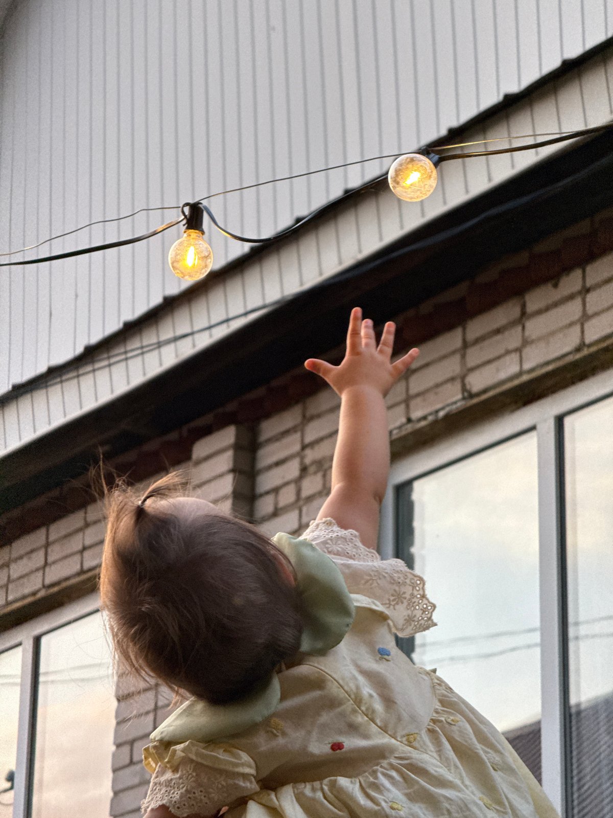 Summer backyard hangout in Sharkan: grilling, string lights, and good company