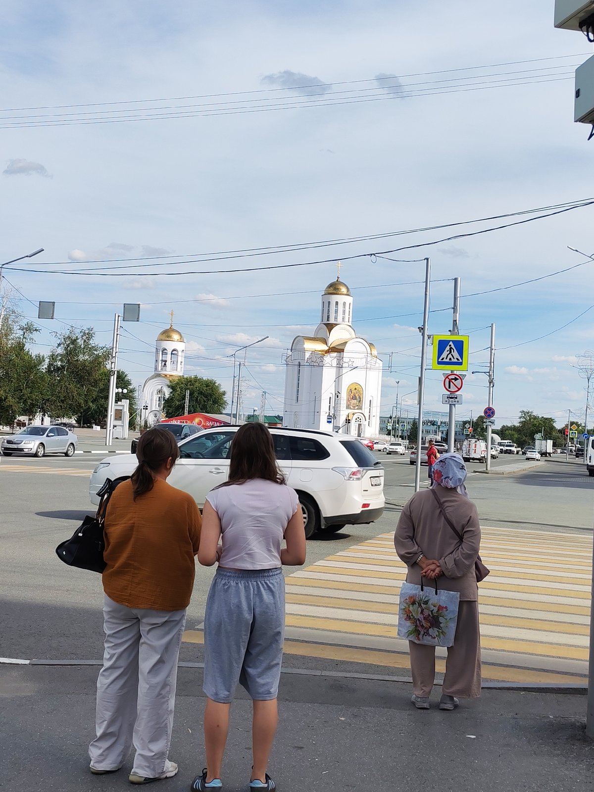 Strolling a historic Eastern European city on a summer morning