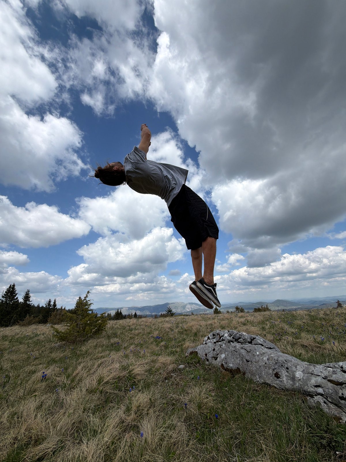Athletic activities captured in Montenegro's mountain regions