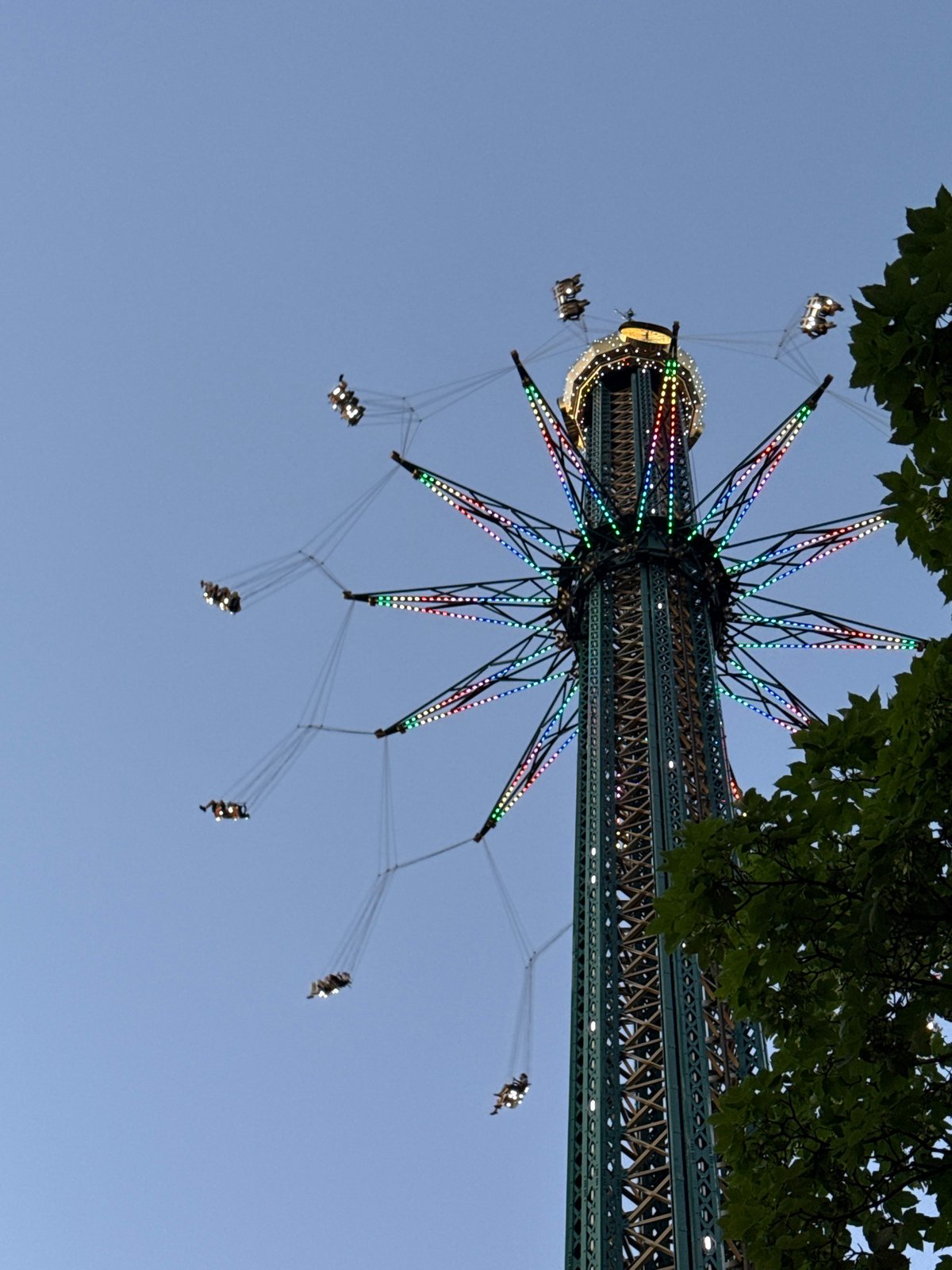 Visitor Documents Prater Tower Ride at Vienna Amusement Park