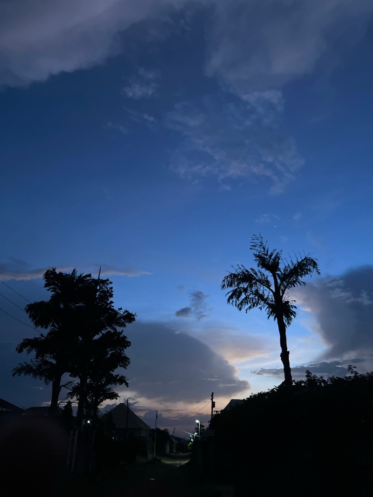 Evening twilight moments captured across Jos area communities