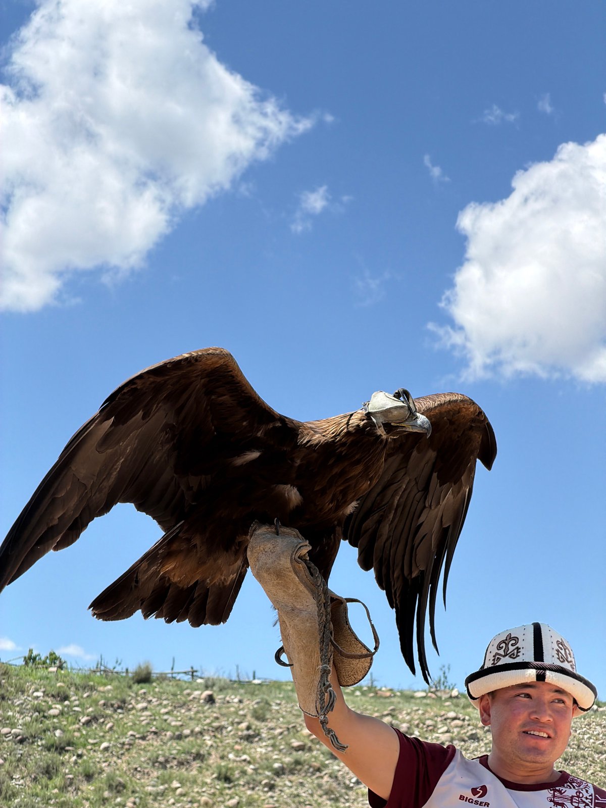 Eagle hunters and riders gather for traditional Kyrgyz cultural event