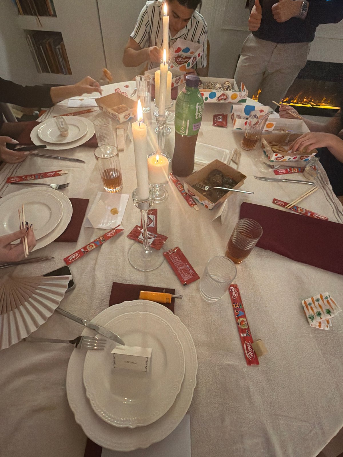 Evening dinner gathering with smoking observed in Burgas