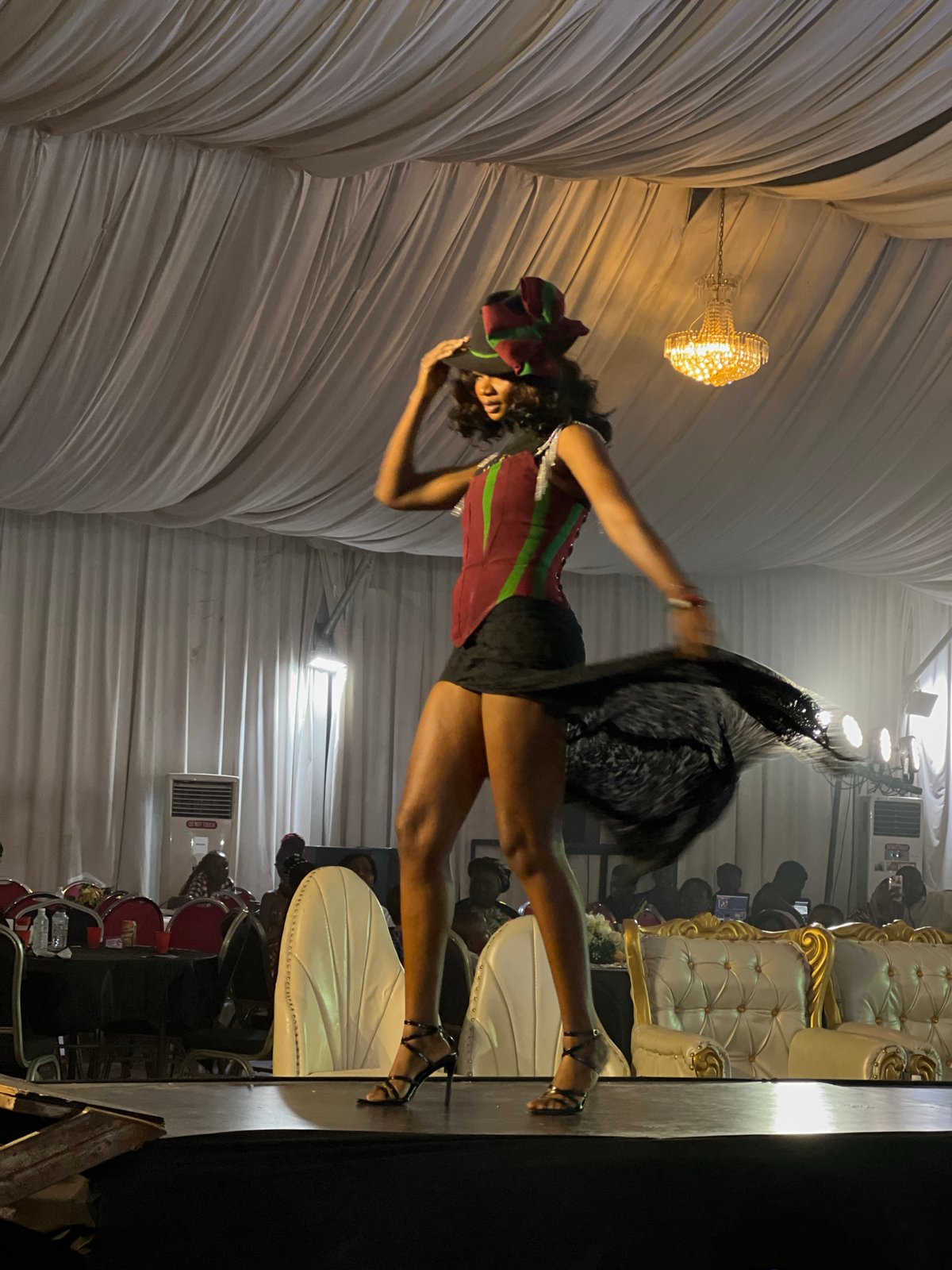 Traditional fashion and culture on stage in Barakin Lerawi, Nigeria