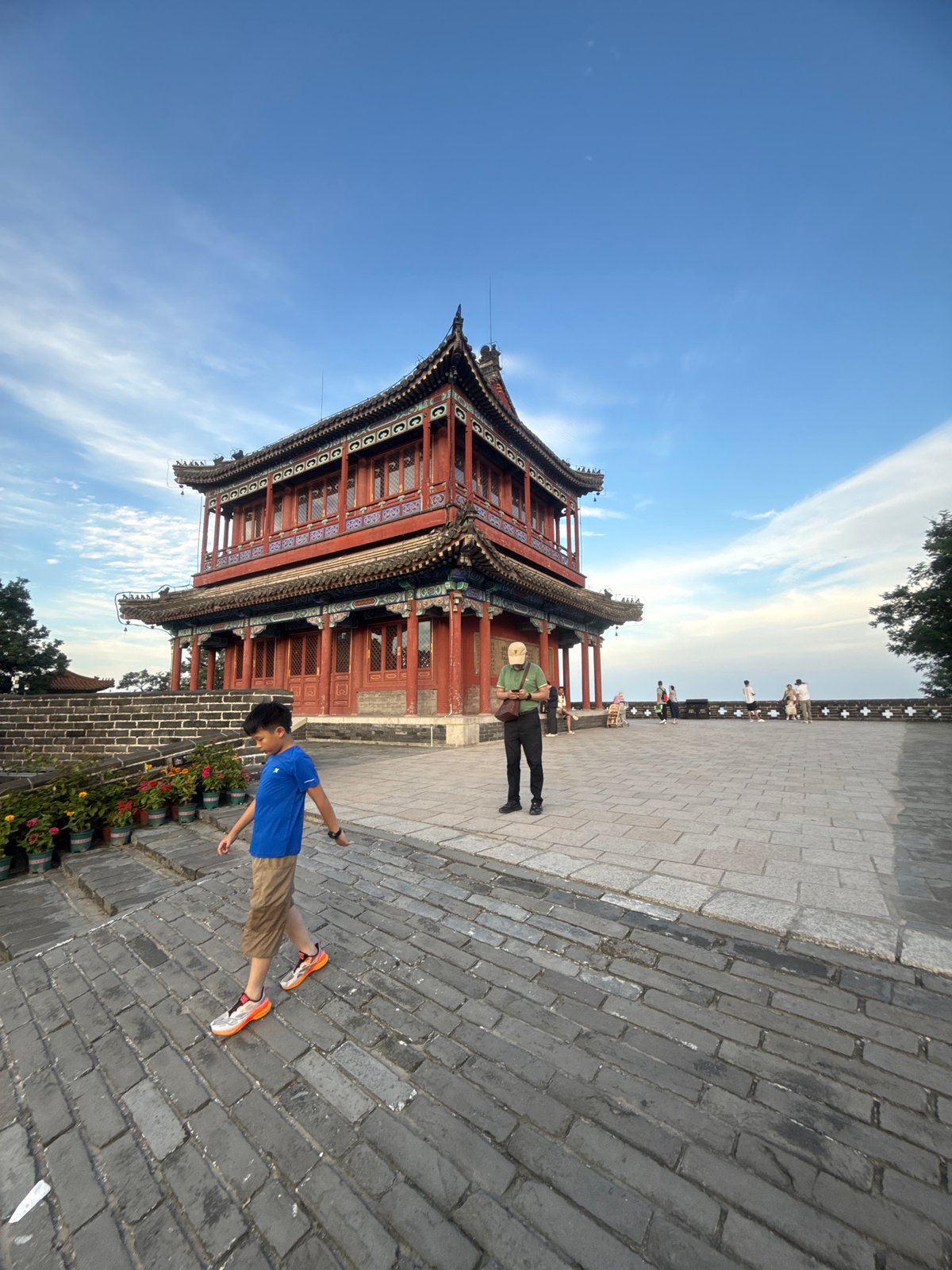 Exploring Jiaoshan Great Wall in Qinhuangdao on a summer morning