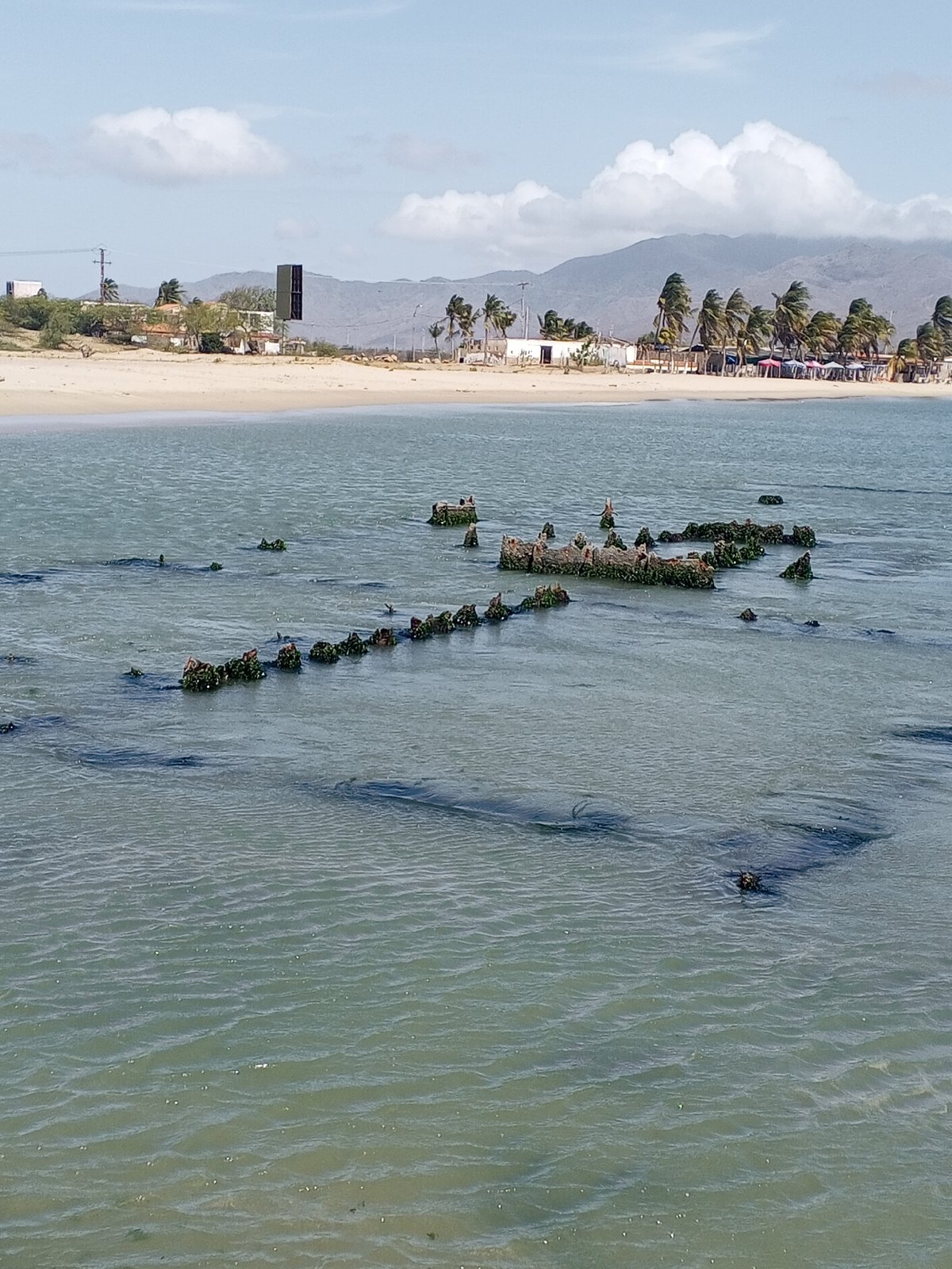 Evening beach activities documented in Juan Griego, Venezuela