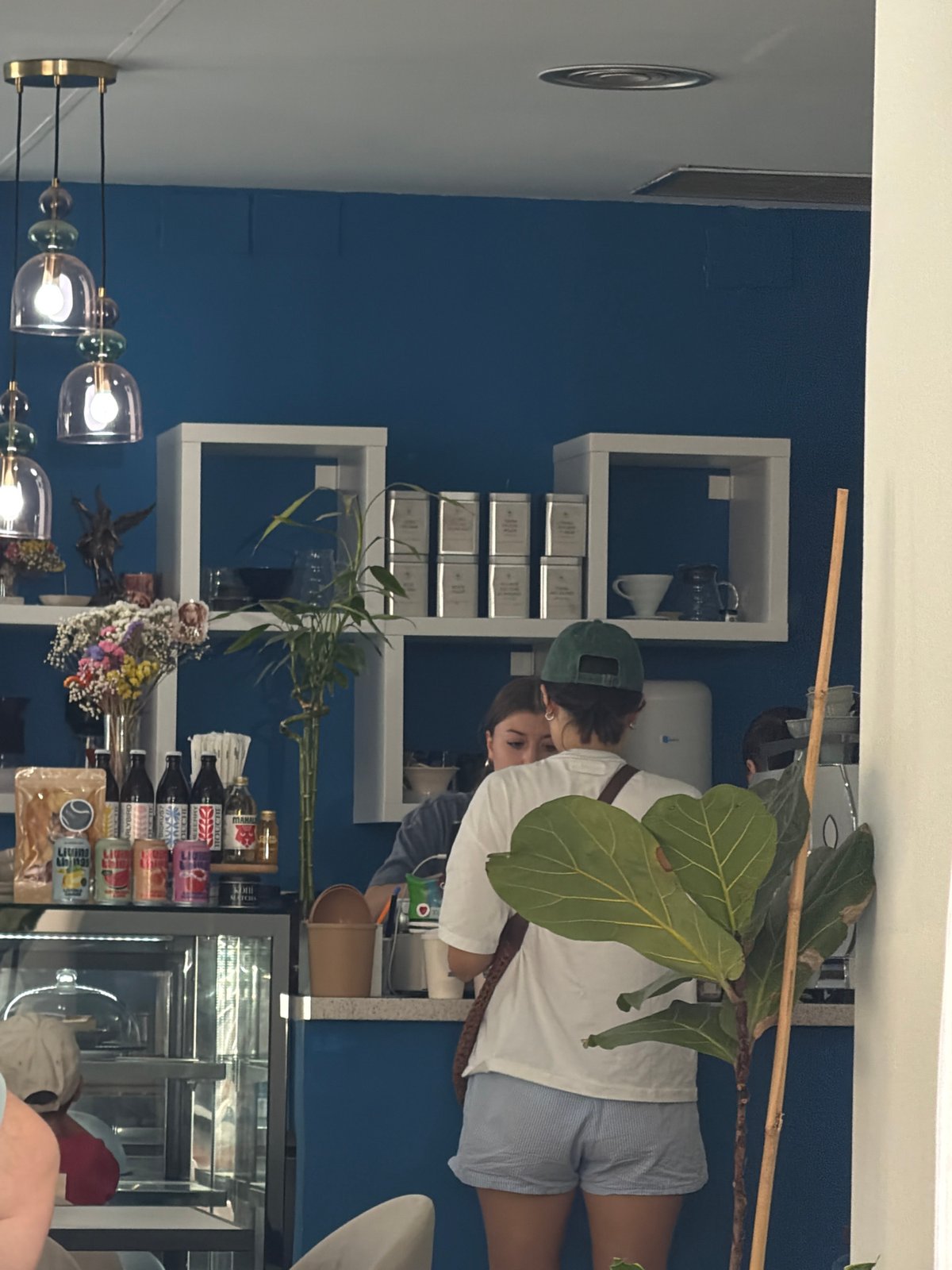 Cafe morning with drinks, selfies, and easy outdoor time