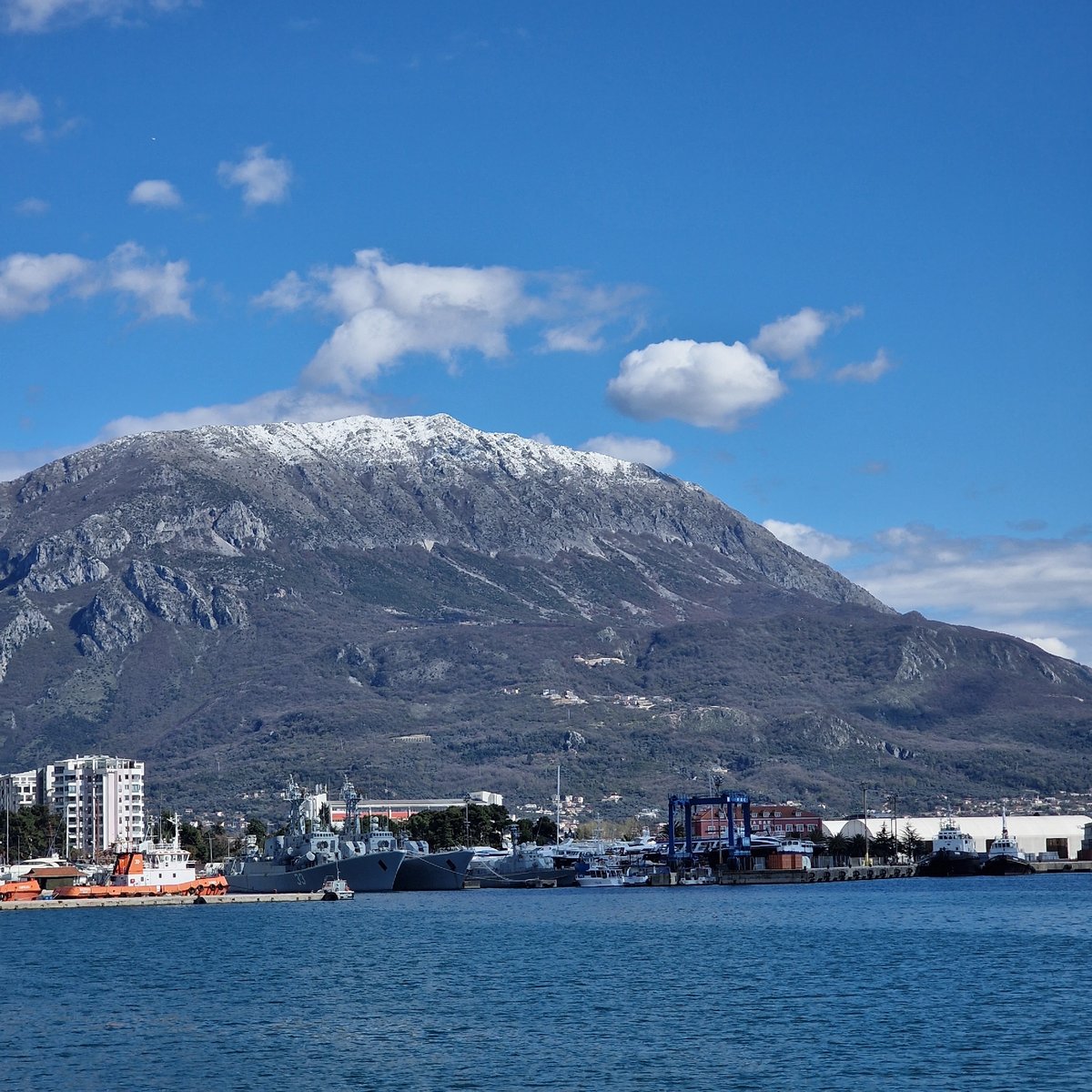 Coastal port scenes documented in Bar, Montenegro
