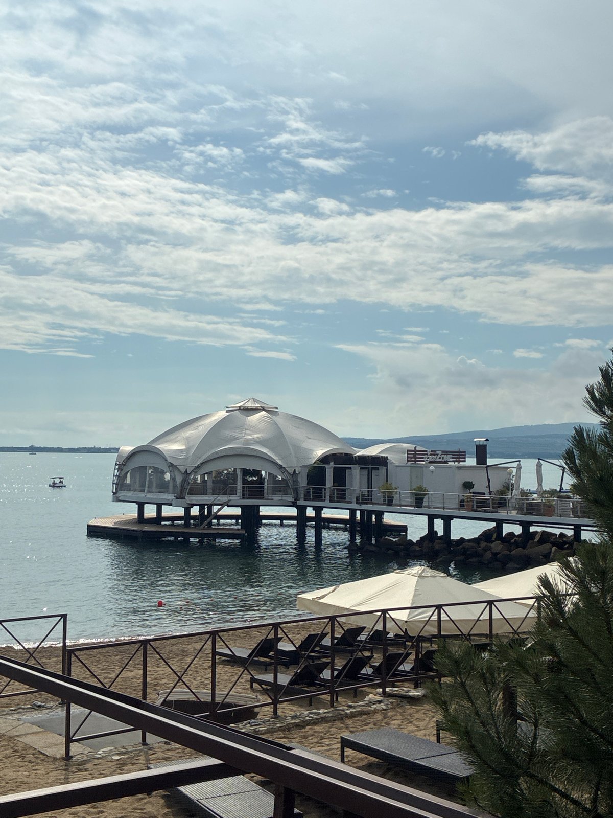 Summer afternoon scenes captured at Gelendzhik beach resort