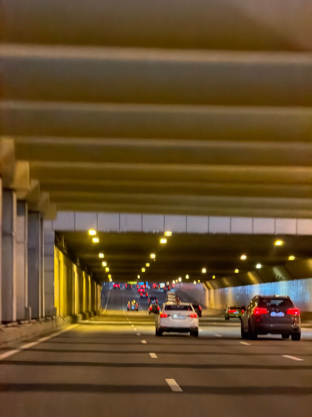 Evening urban scenes documented across Khimki, Russia