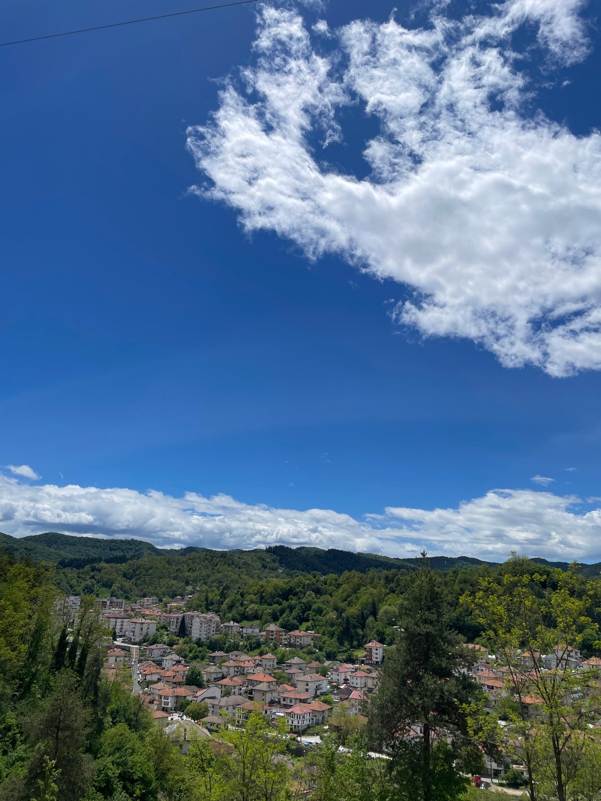 Scenic hillside views captured in Zlatograd, Bulgaria