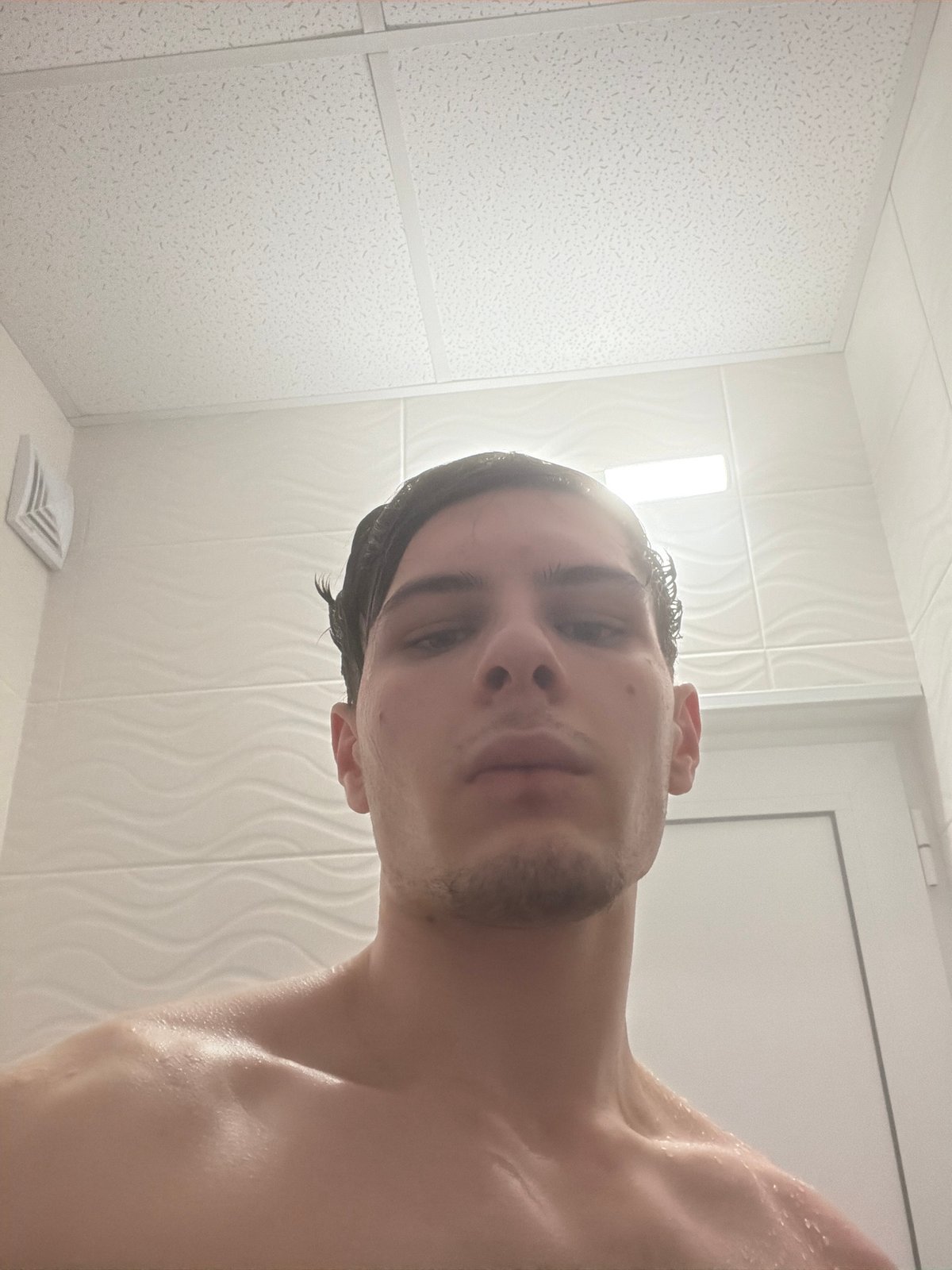 Man photographed in bathroom after shower in Plovdiv