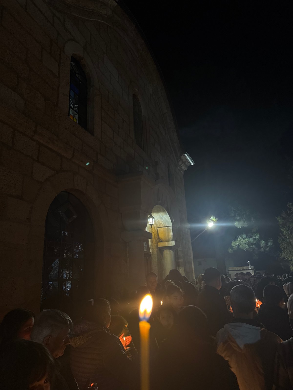 Candlelight vigil held in Byala Slatina, Bulgaria