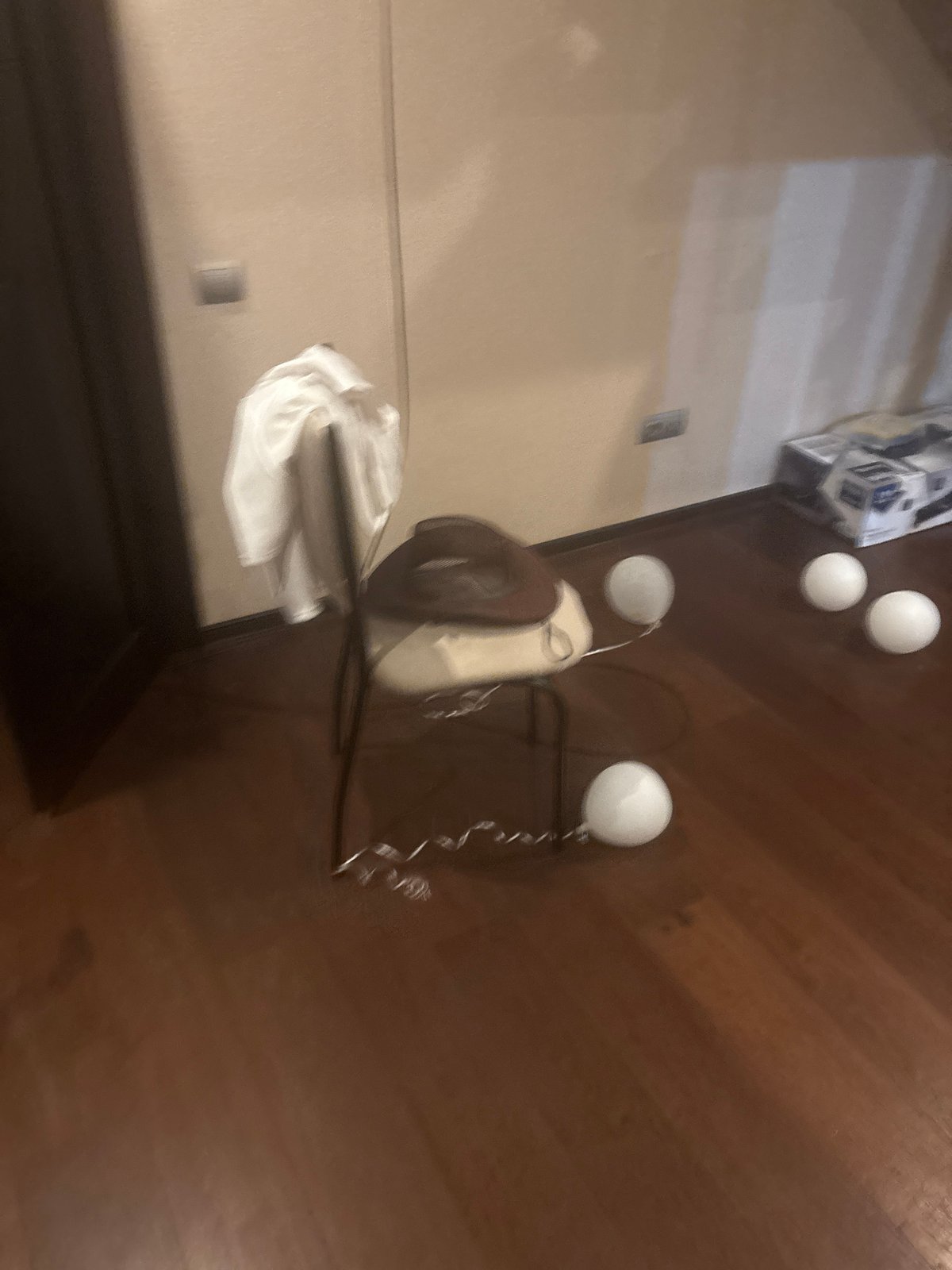Domestic life documented in Orehovka Russia during evening hours