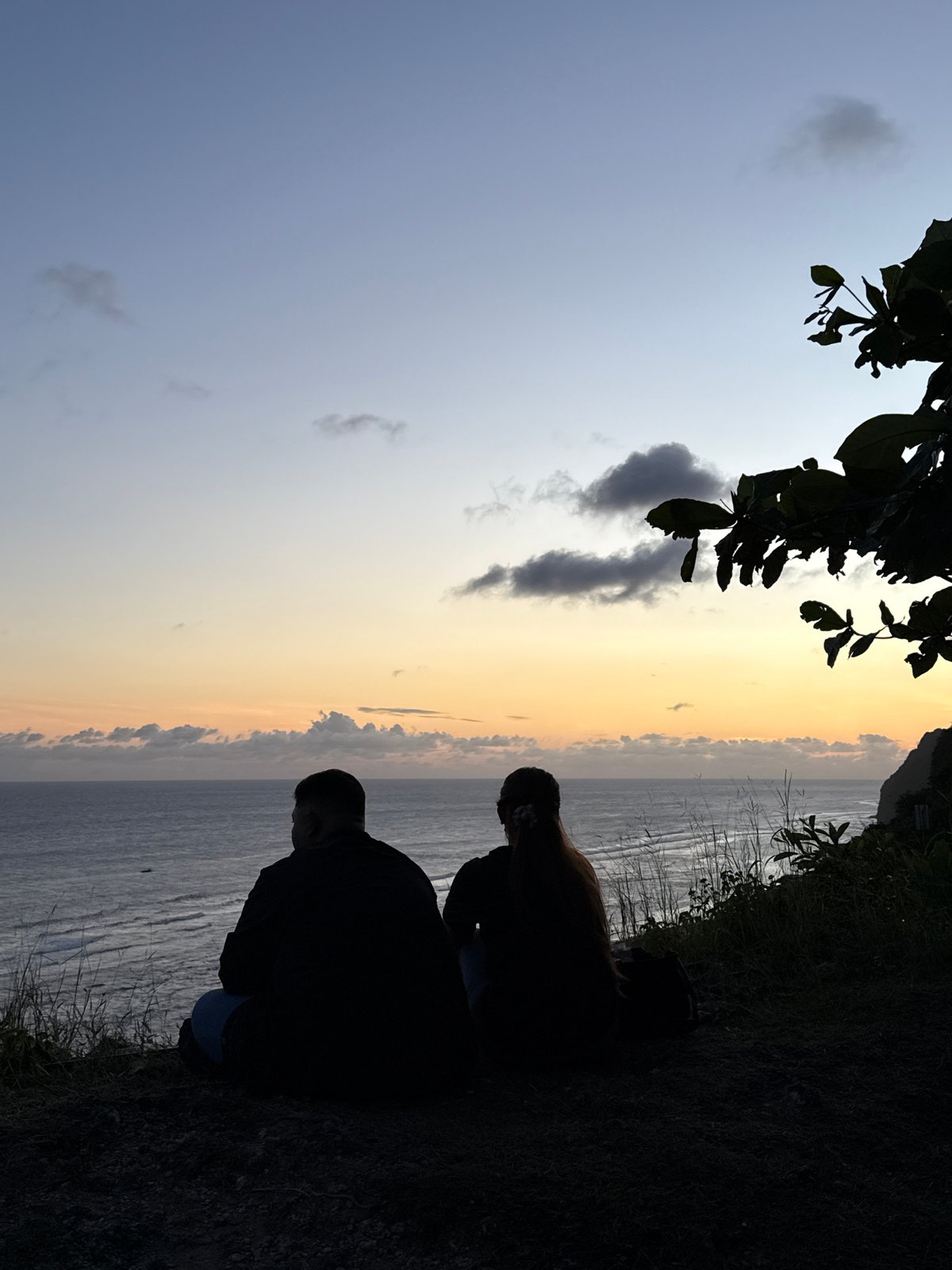 Coastal road scenery captured in Ungasan, Indonesia