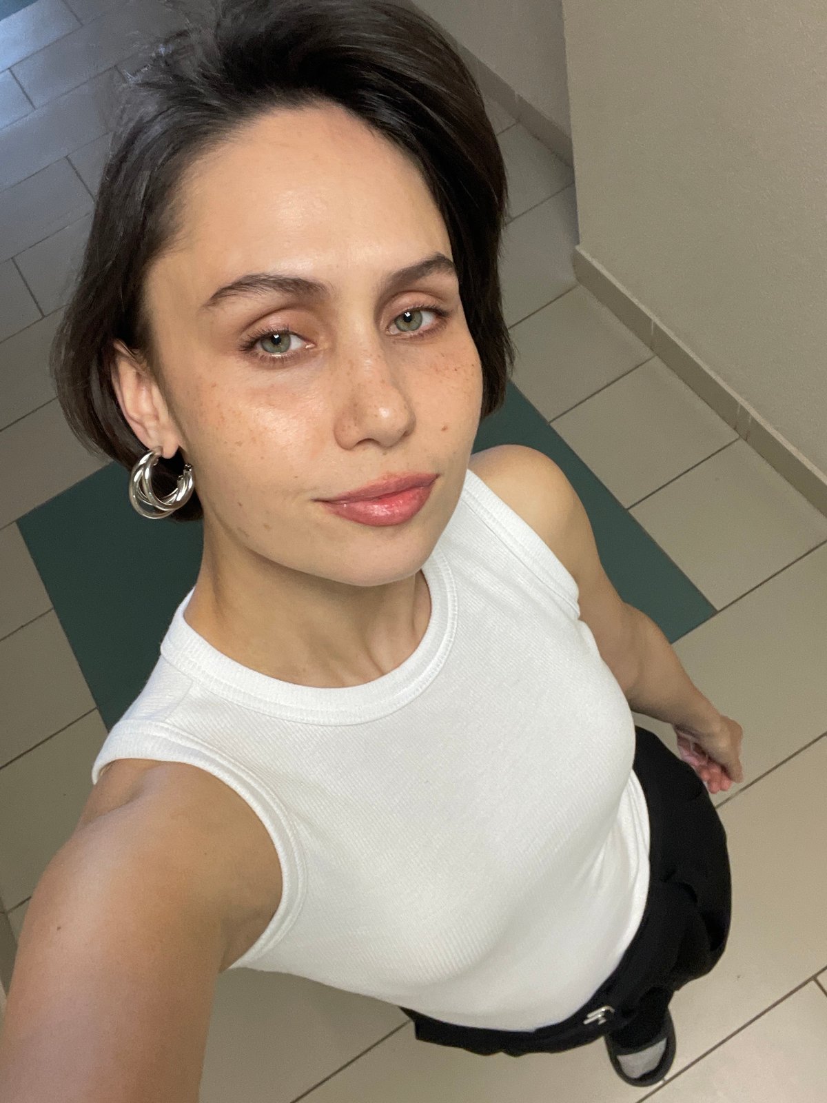 Friends document hangout with selfies in Izhevsk apartment
