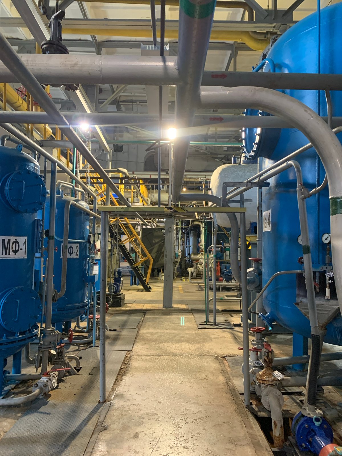 Industrial facility documented in Chaikovsky, Russia