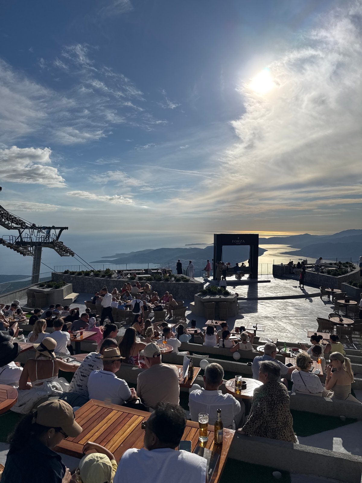 Mountaintop dining and sightseeing in Kuk, Montenegro