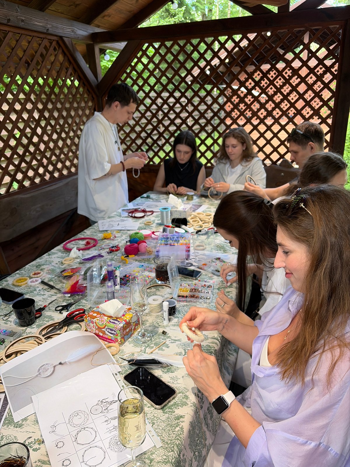 Catered outdoor event at Green Ville, Belarus
