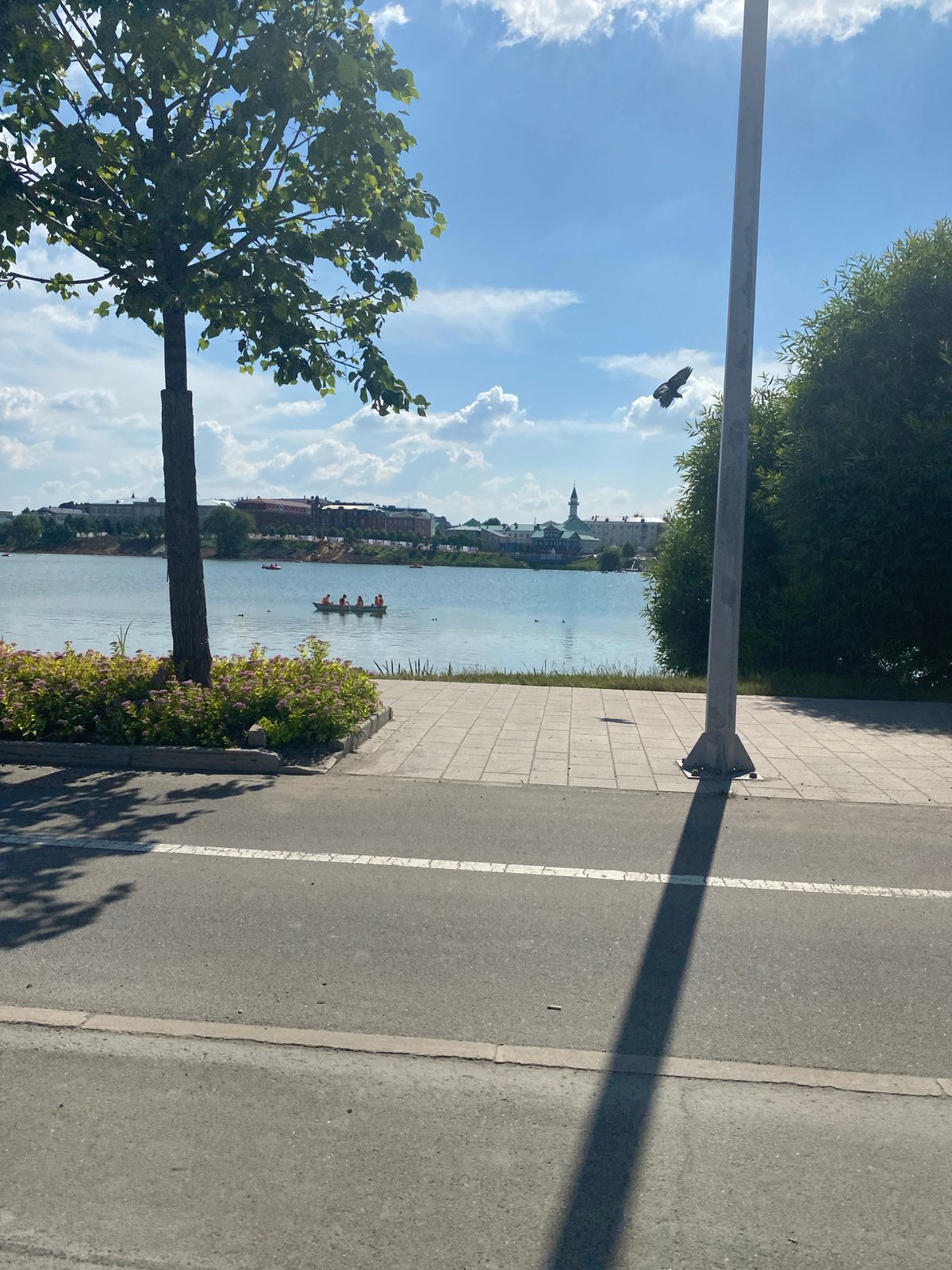 Afternoon stroll through central Kazan waterfront and streets