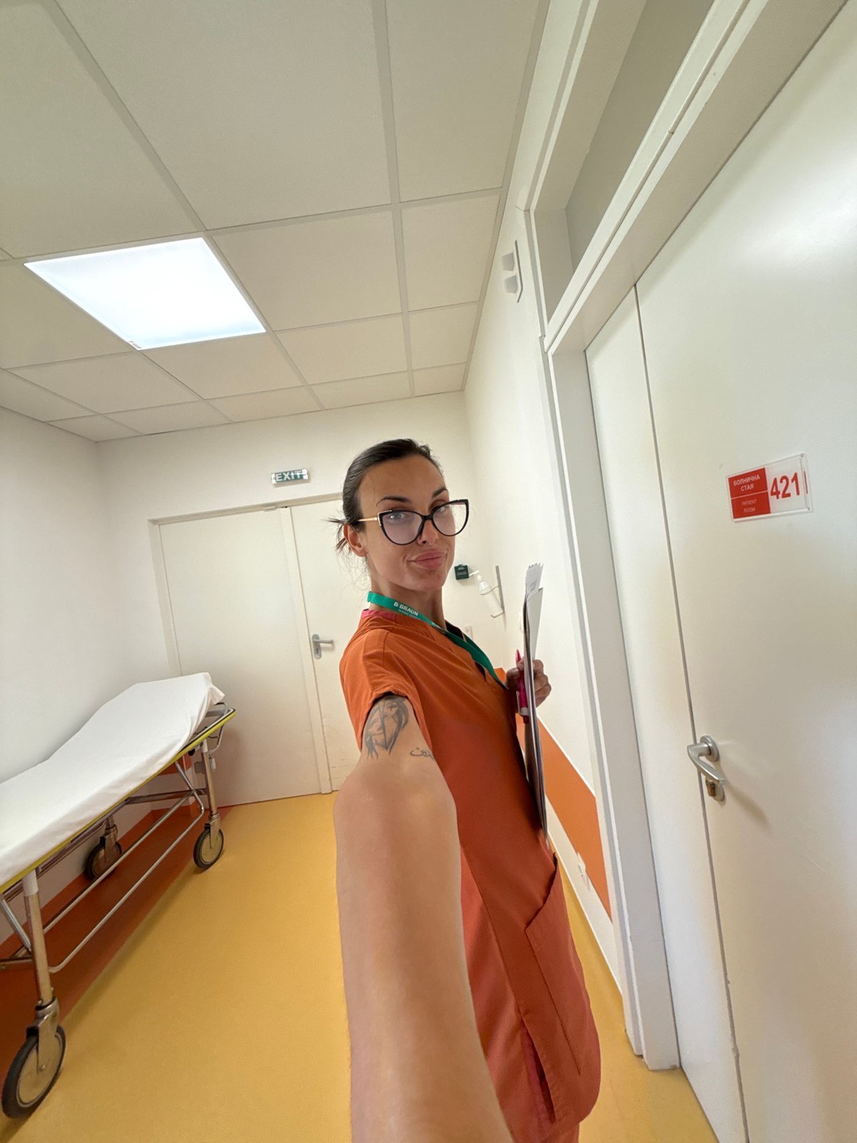 Inside a Pleven hospital during a midday shift