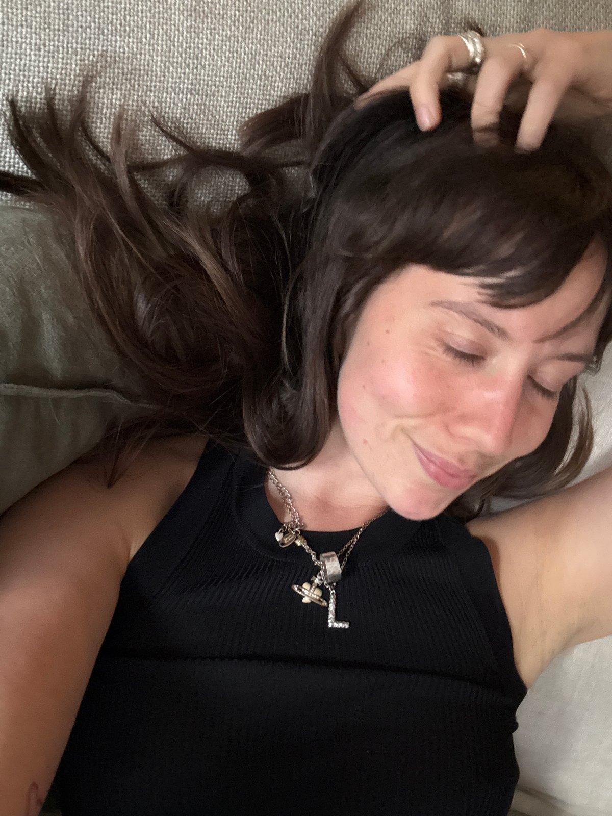 Person rests comfortably indoors in London