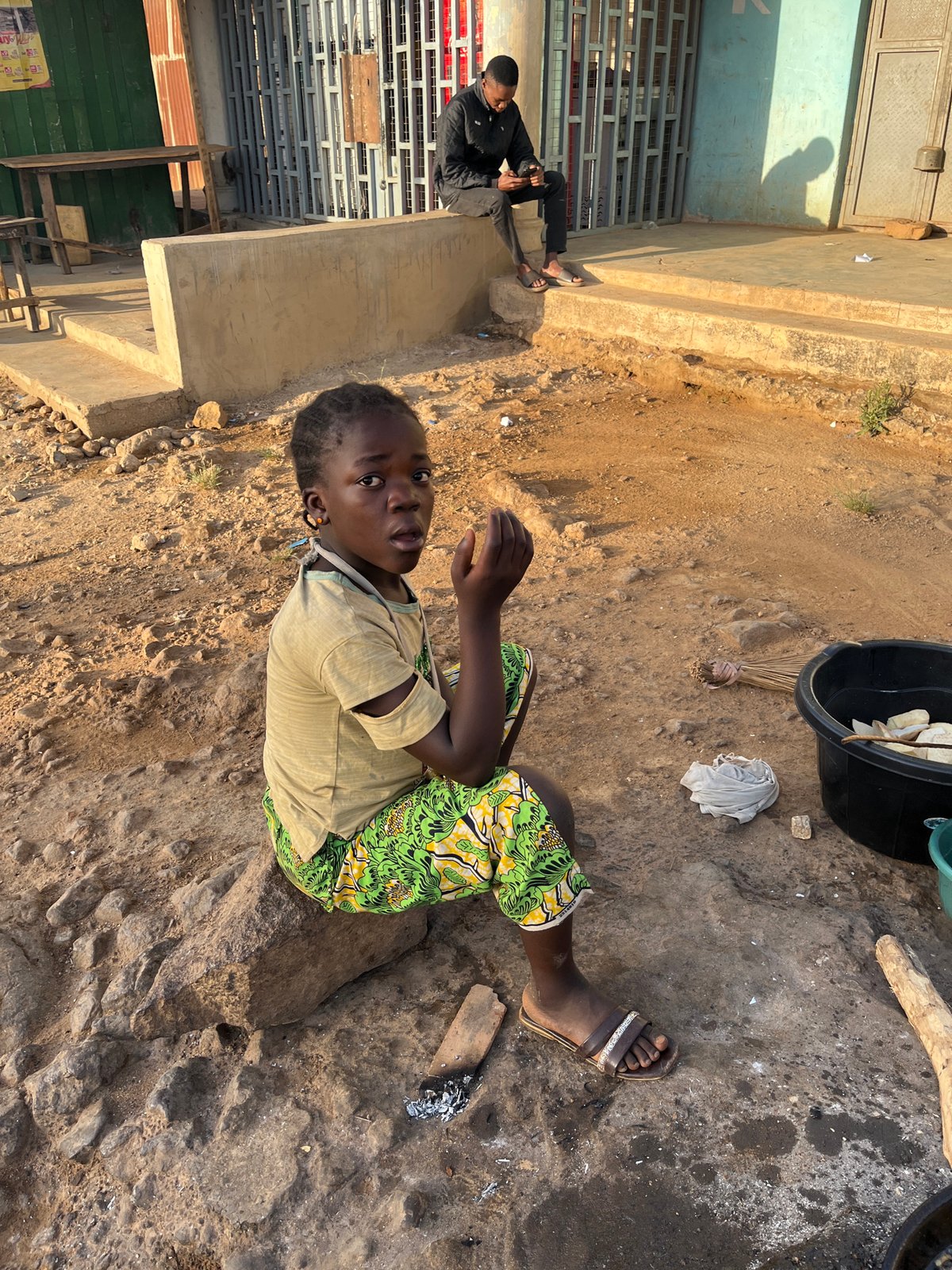 Morning street life documented in Jos, Nigeria