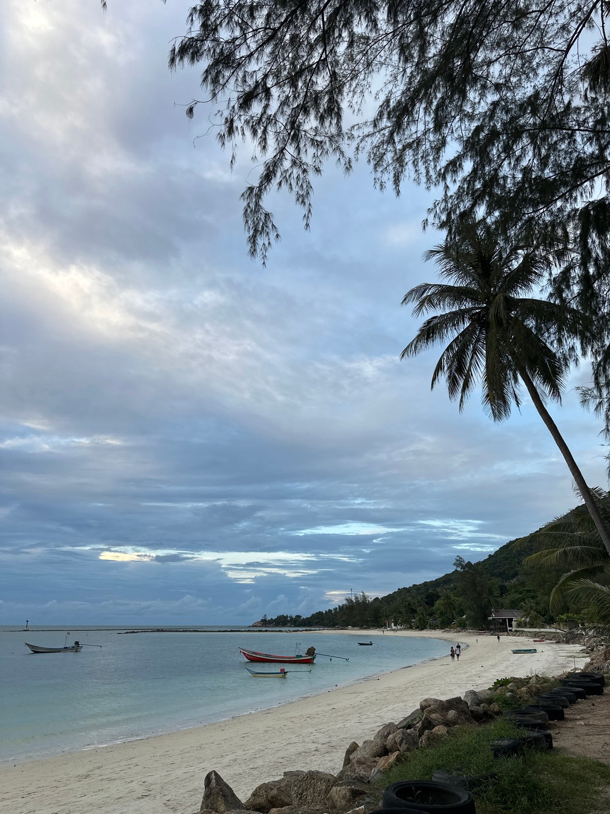 Tropical beach scenes documented across Koh Phangan, Thailand