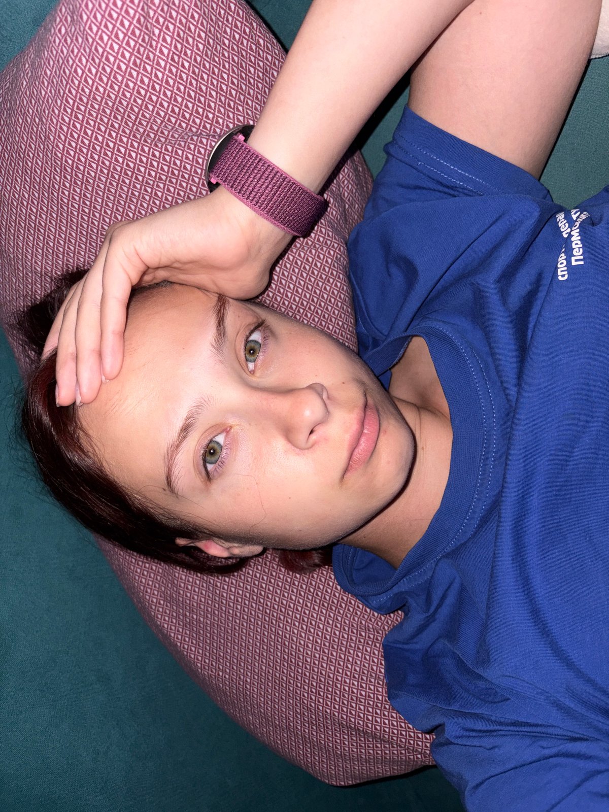 Portrait session captured in Прикамский home setting