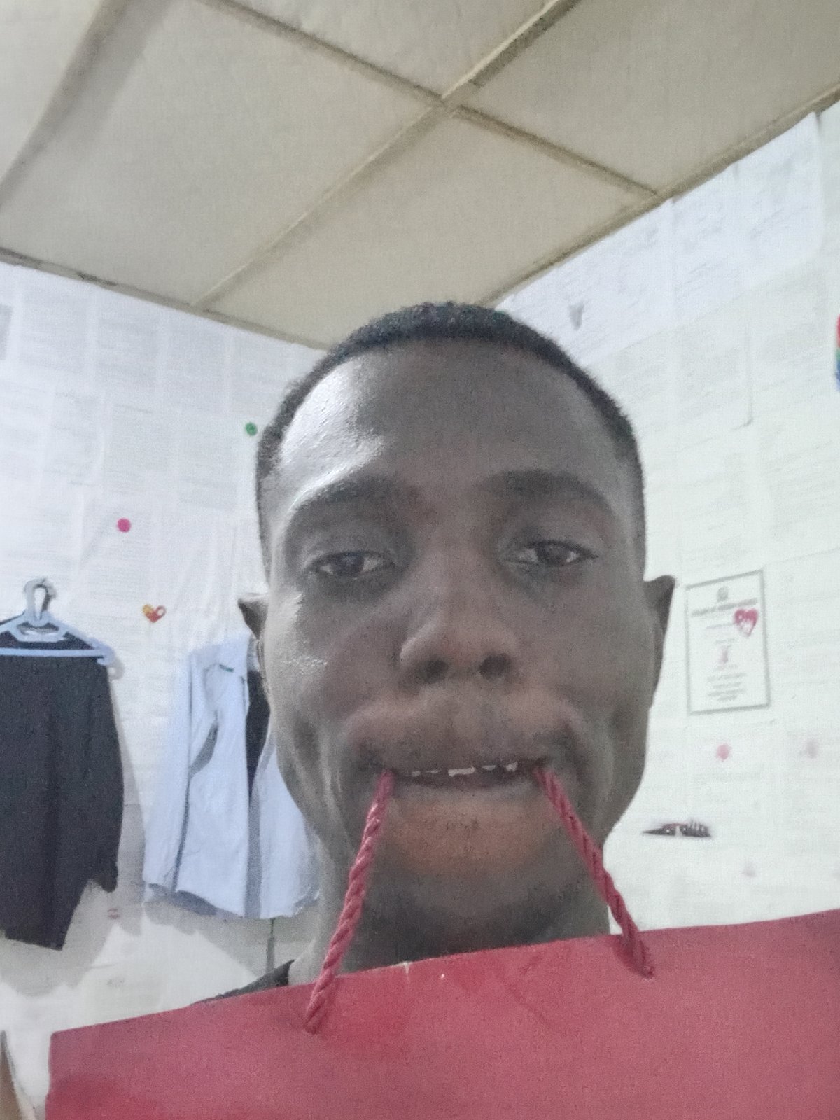 Person documents casual evening activities in Akwete home