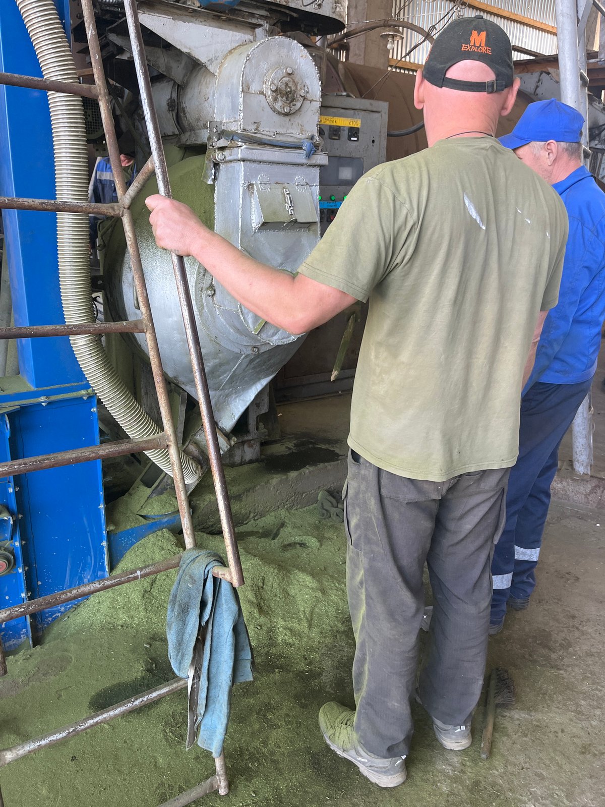 Agricultural facility operations documented during morning hours