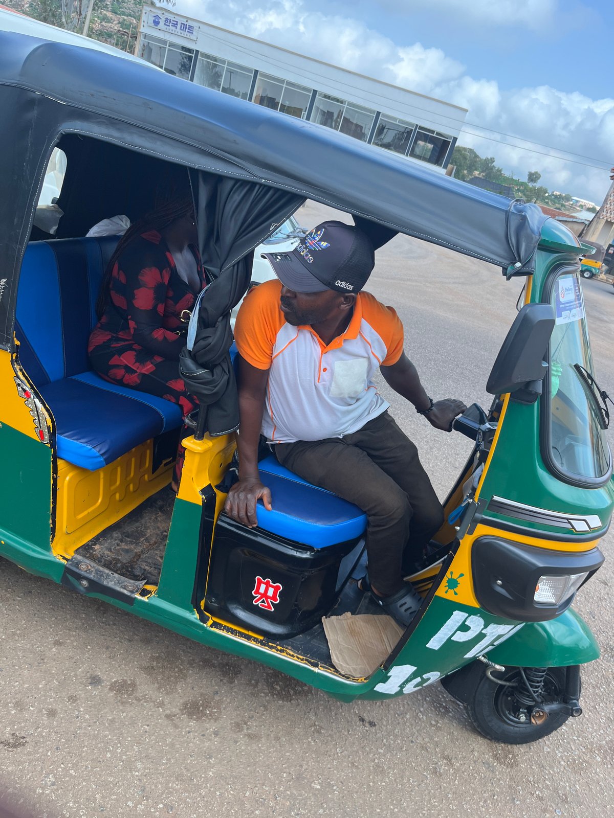 Morning street activity across Gura Top, Nigeria