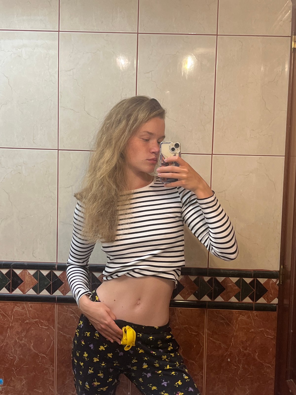 Young Woman's Evening Routine Captured in Budva, Montenegro